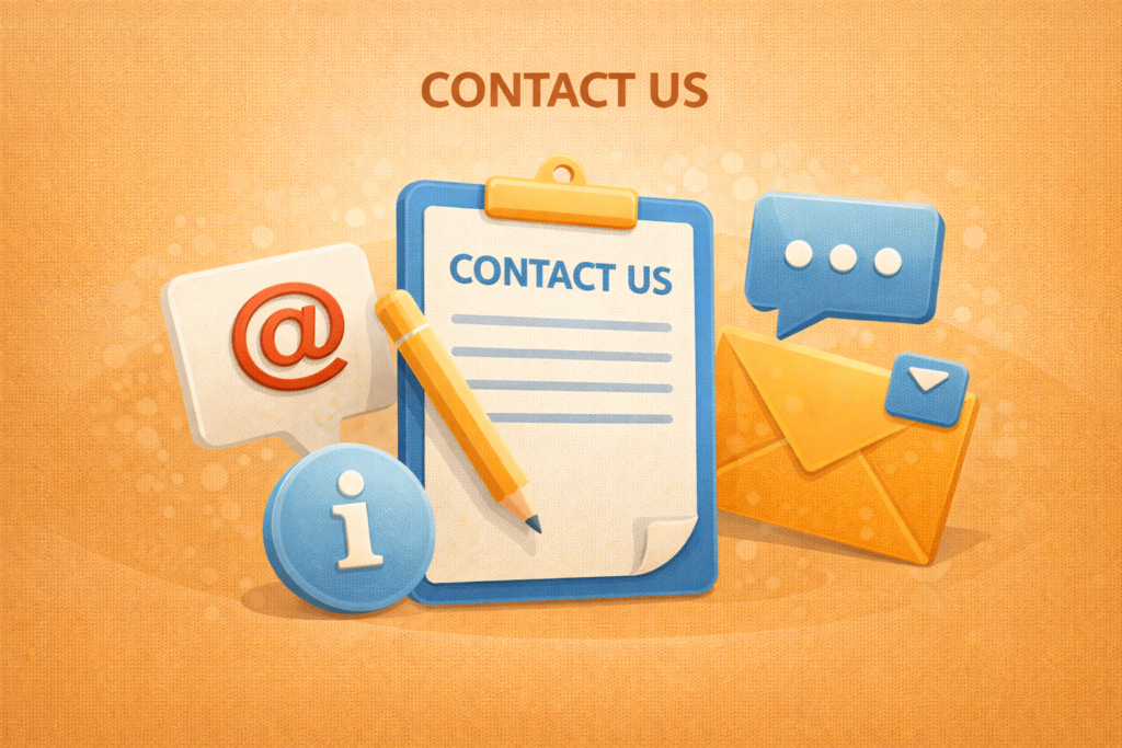 Contact us page of Teen Patti Master informational website