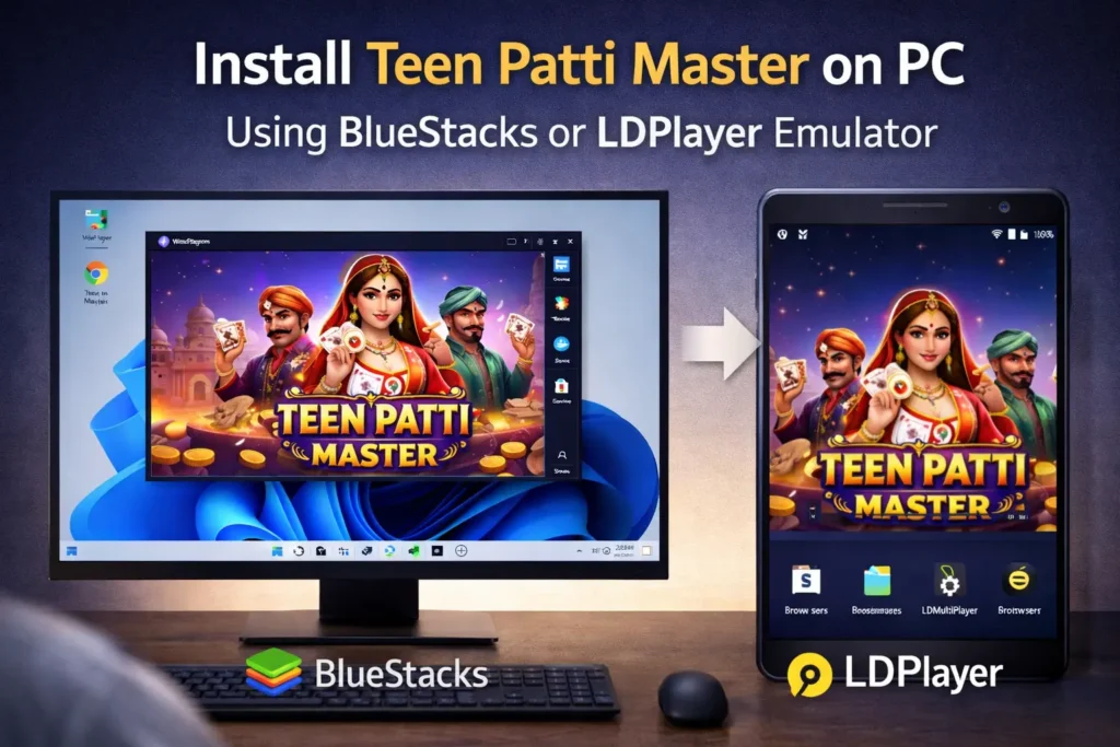 Teen Patti Master Download for PC Using Android Emulator