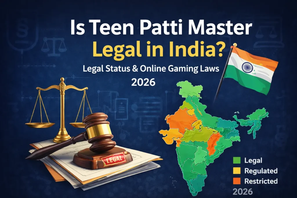 Is Teen Patti Master Legal in India?