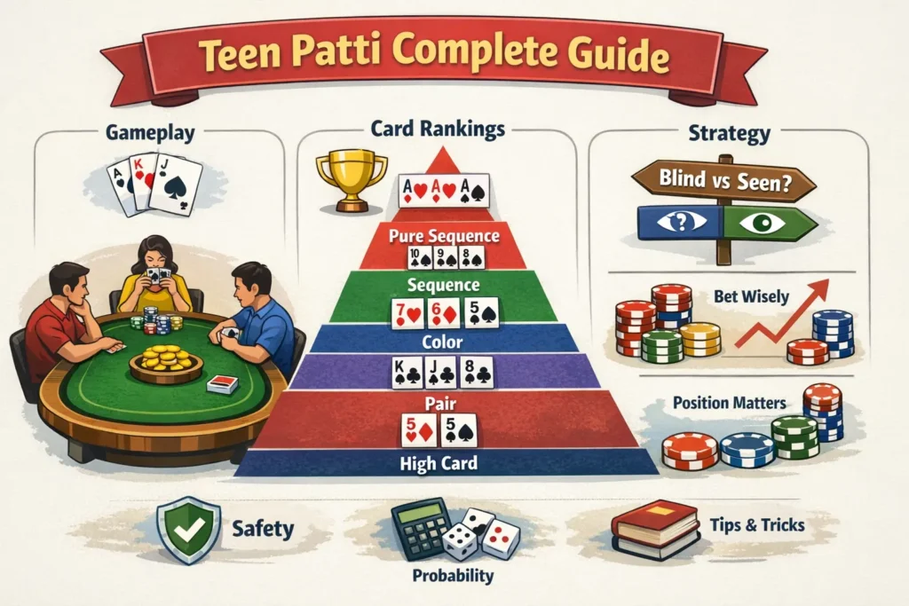 Teen Patti complete guide gameplay overview