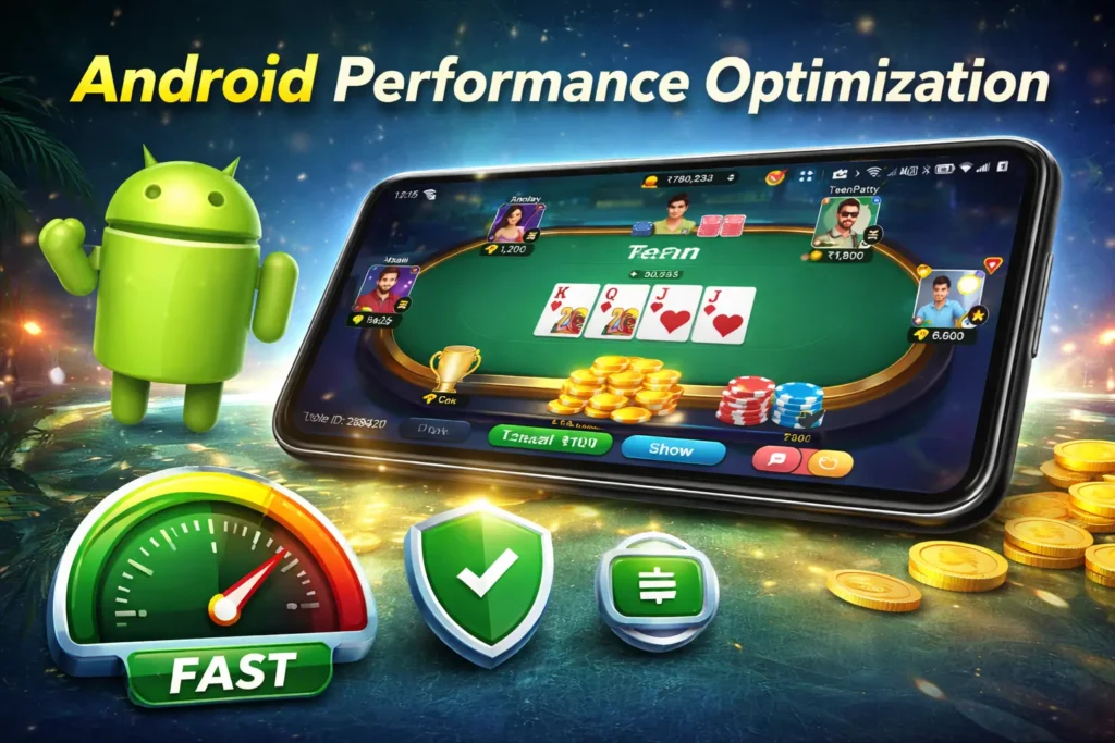 Teen Patti Master Android mobile performance