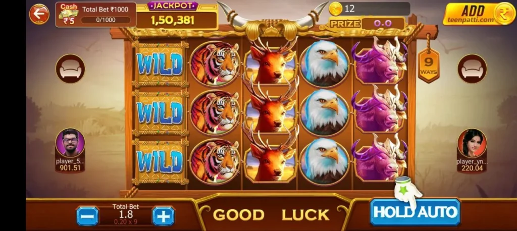 Teen Patti Master Safari of Wealth Game Strategy