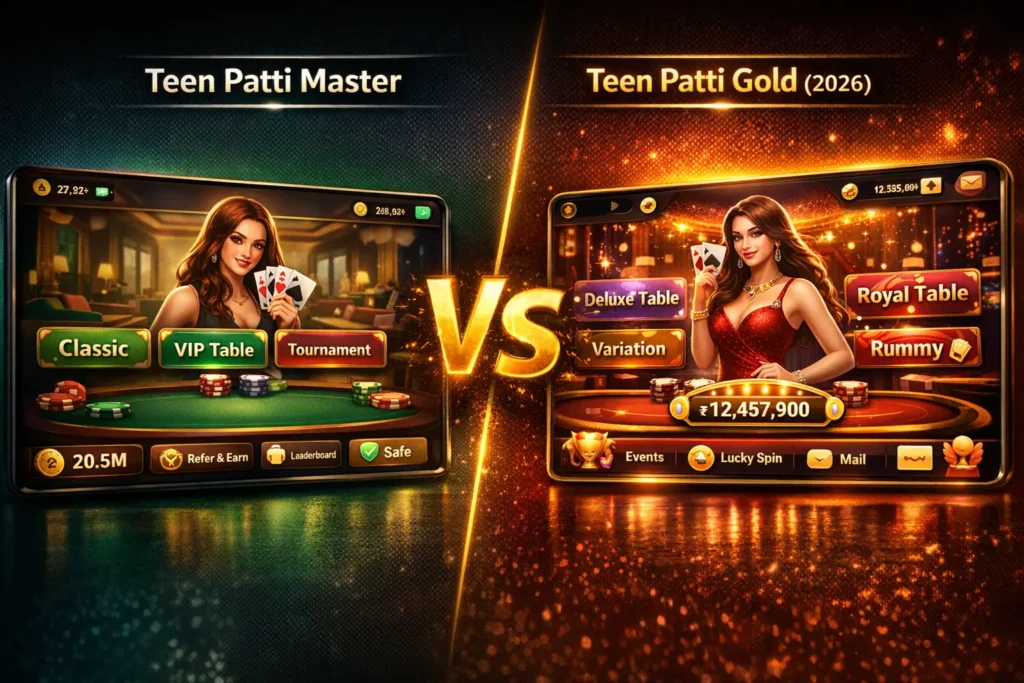 Teen Patti Master vs Teen Patti Gold device compatibility analysis