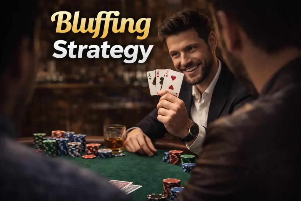 Teen Patti bluffing strategy example during card game