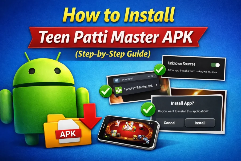 How To Install Teen Patti master apk all steps guide