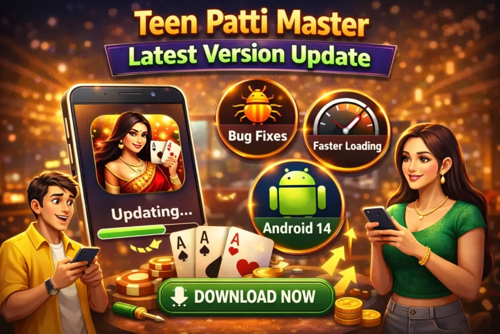 Teen Patti Master download problem fix image showing failed APK download browser block play protect and low storage issues