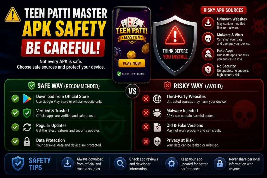 teen patti master apk safety guide safe vs risky download